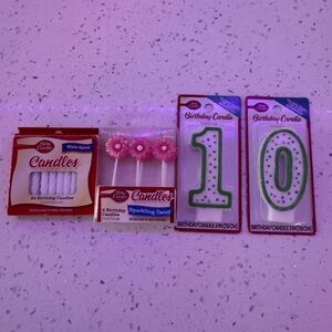 Betty Crocker Birthday Candles Set